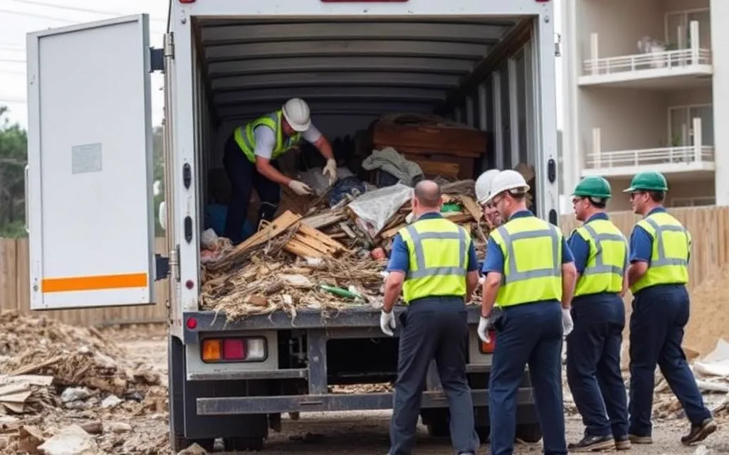 Évacuation de déchets à Caen et dans le Calvados